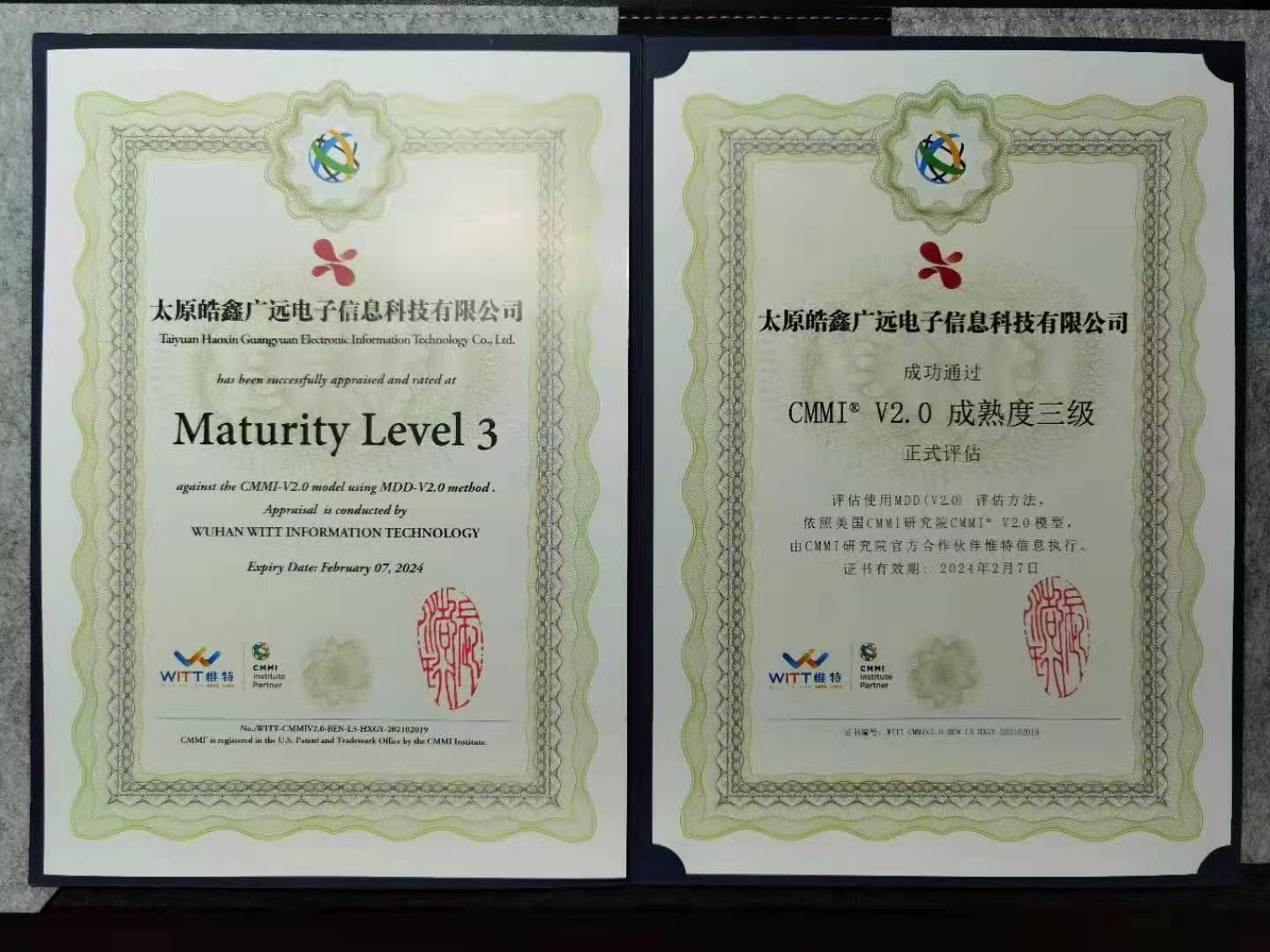 CMMIV2.0成熟度三级